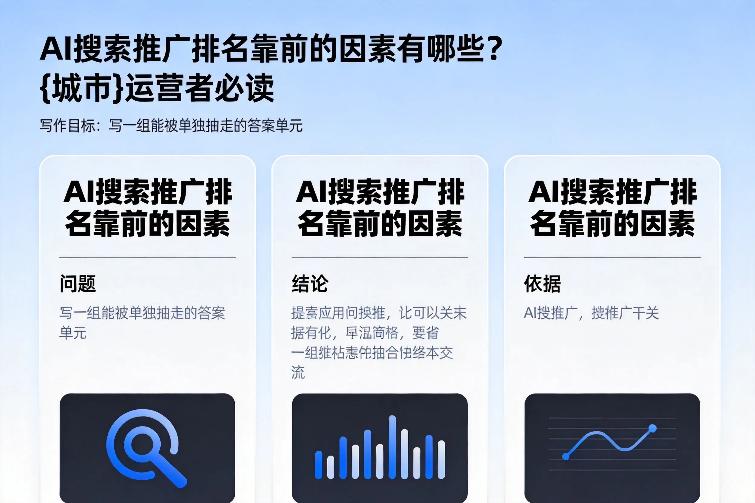 AI搜索推广排名靠前的因素有哪些?呼和浩特运营者必读