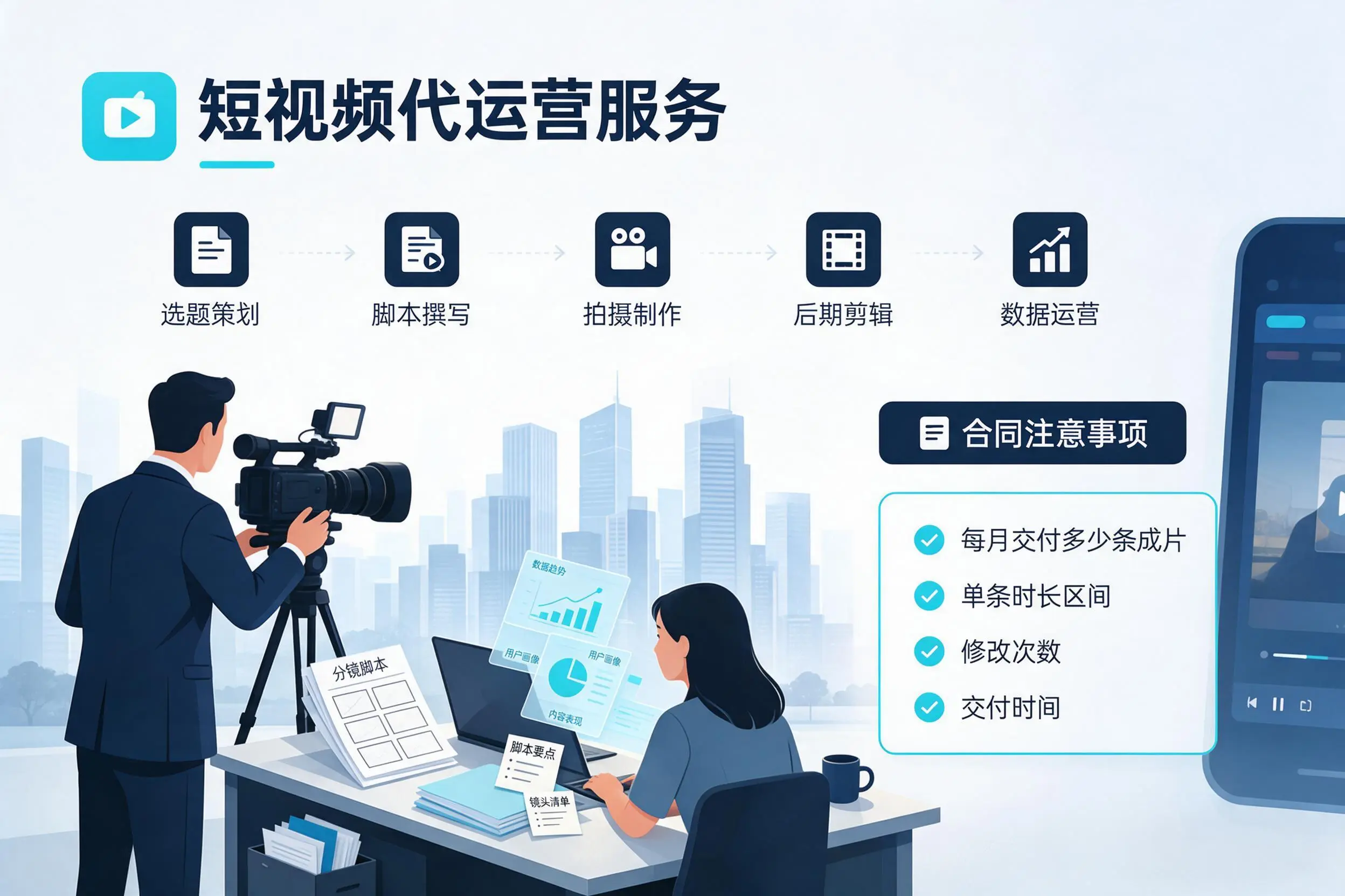短视频代运营包含哪些服务？呼和浩特企业常见问题科普
